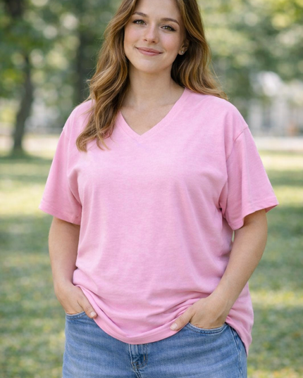 Unisex V-Neck Short Sleeve Premium T-Shirt