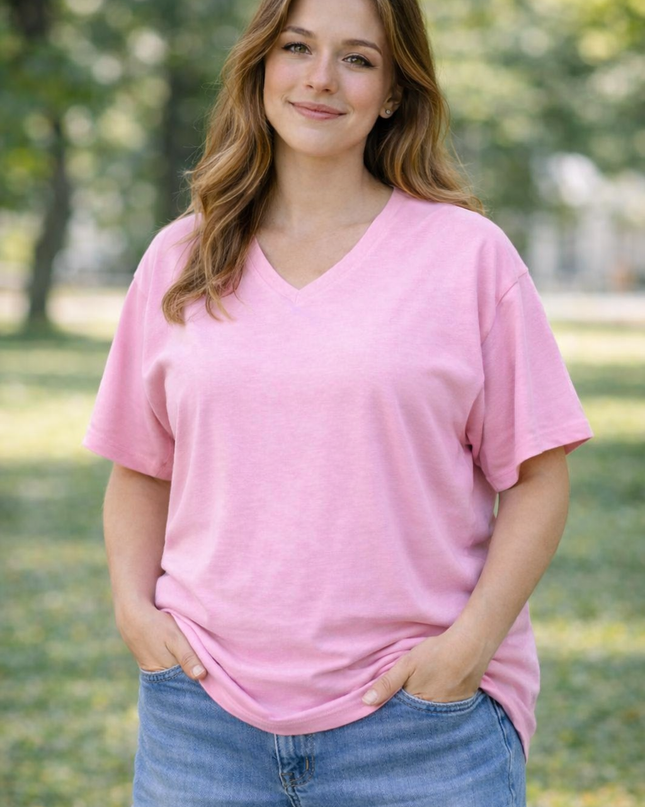 Unisex V-Neck Short Sleeve Premium T-Shirt