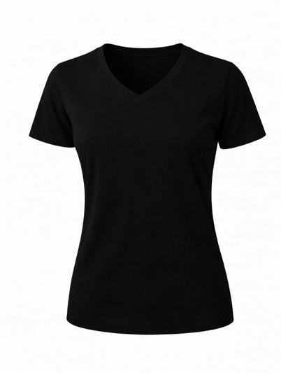 Women V-Neck Short Sleeve Premium T-Shirt