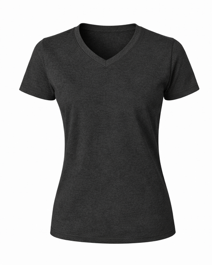 Women V-Neck Short Sleeve Premium T-Shirt