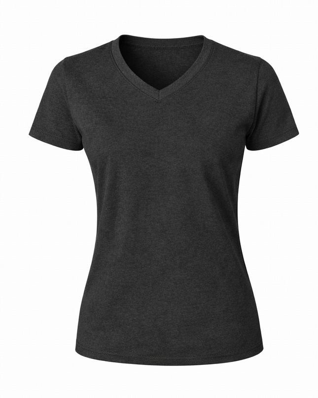 Women V-Neck Short Sleeve Premium T-Shirt