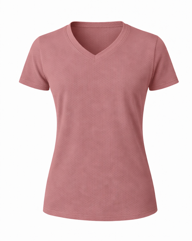 Women V-Neck Short Sleeve Premium T-Shirt